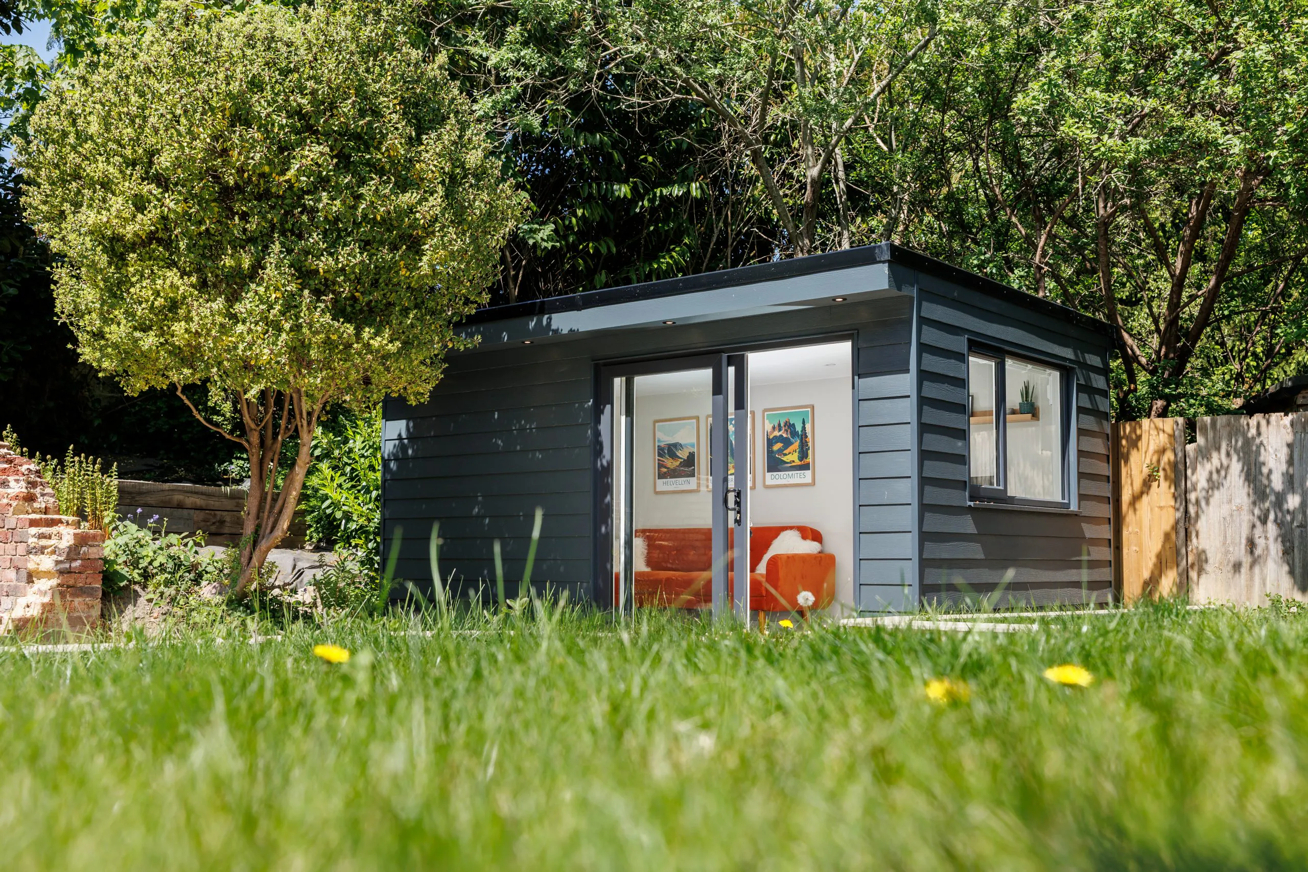 Grey Garden Office